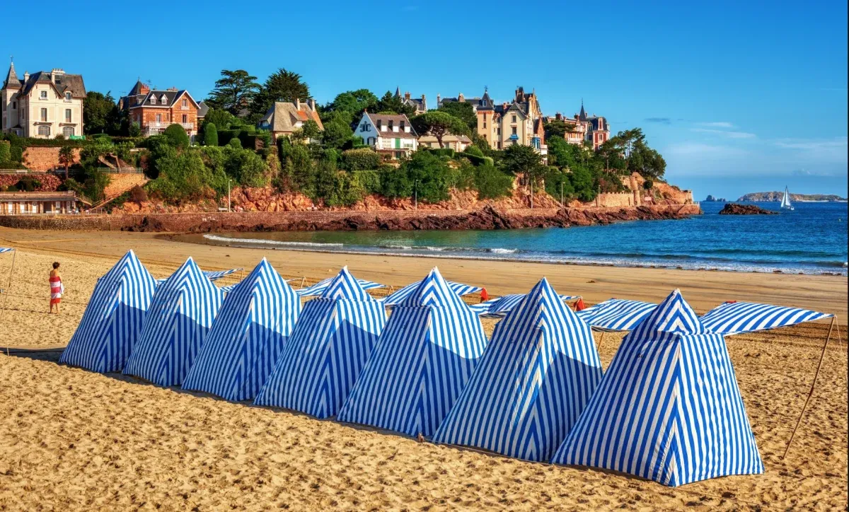 Vue plage dinard