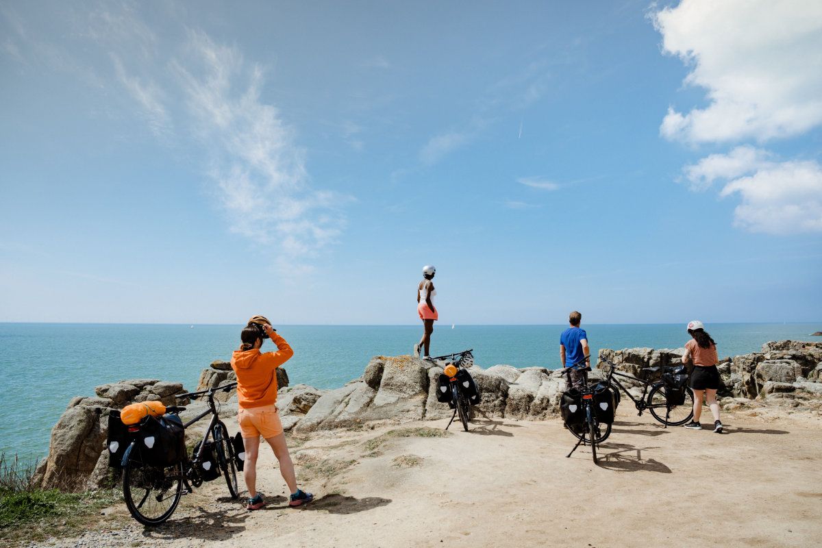 vacance en vélo mer avec Vélonomad