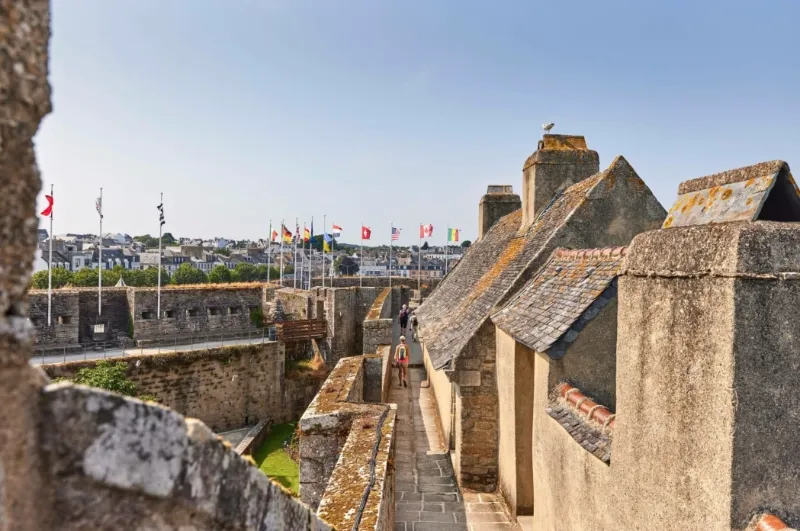 La ville de Concarneau à vélo