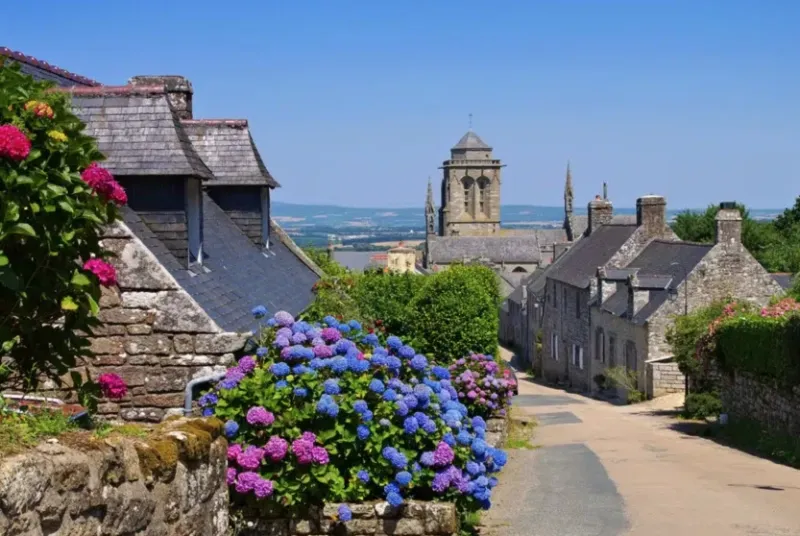 Village de Locronan à vélo